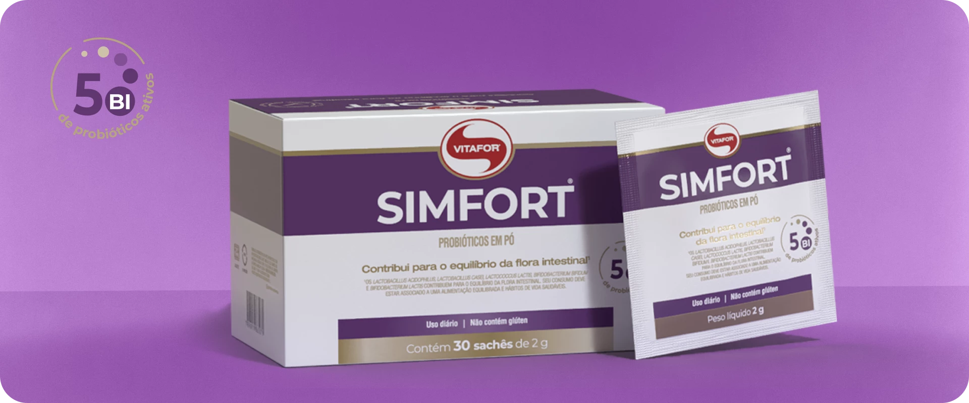 SIMFORT 30 Sachês 2g - Para um intestino em equilíbrio